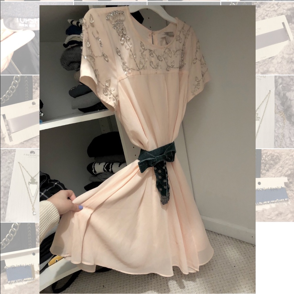 Blush creamy pink Dress